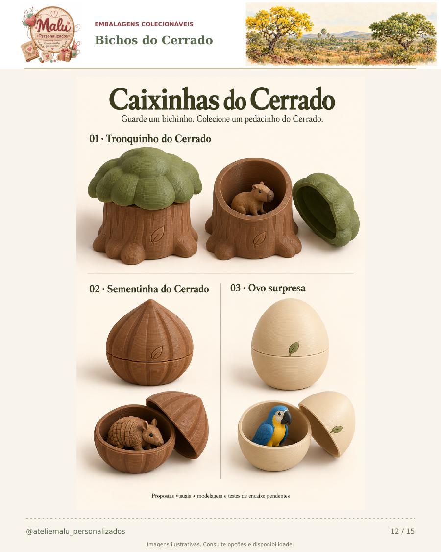Caixinhas do Cerrado